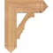 Ekena Millwork Balboa Arts & Crafts Smooth Bracket, Western Red Cedar, 5 1/2"W x 20"D x 24"H BKT06X20X24BOA03SWR - alternate 2